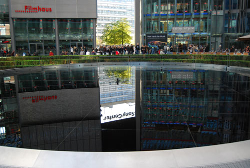 Blick ber dem Brunnen