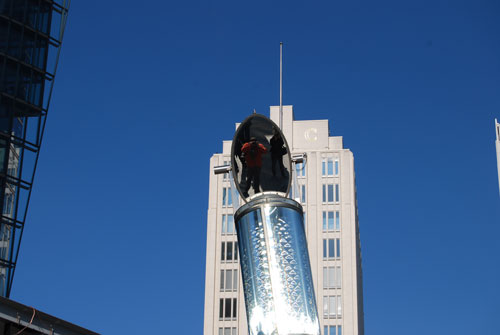 Spiegelung des Fotographen